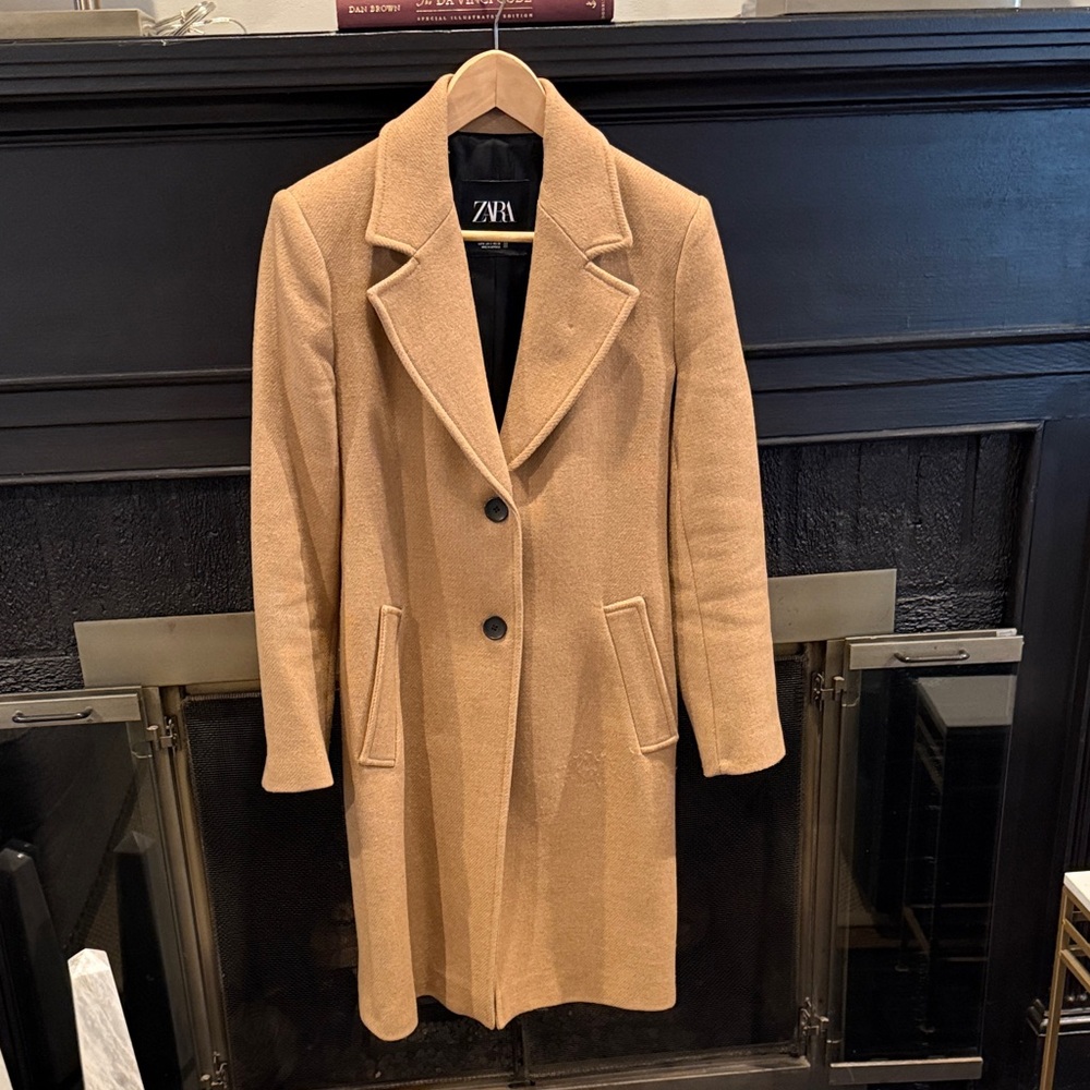 Zara Women's Camel Coat